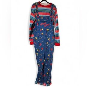 Chucky Costume Men's Overalls